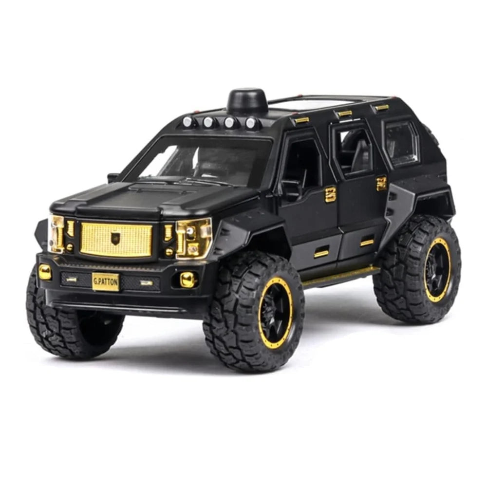 G-Patton Big Daddy SUV – Die-Cast Pull Back Car with Lights & Sound (1:24 Scale)