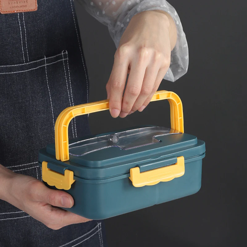 Leakproof Portable Lunch Box With Spoon & Fork