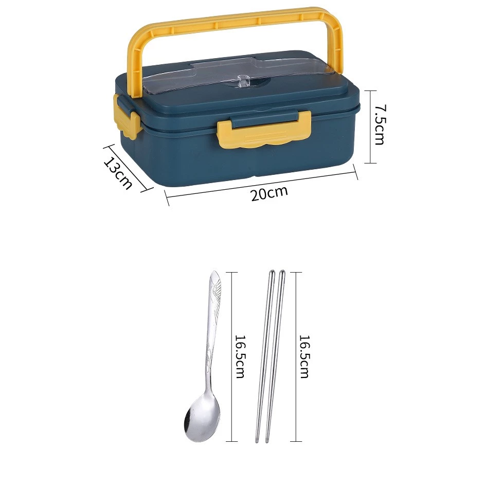 Leakproof Portable Lunch Box With Spoon & Fork