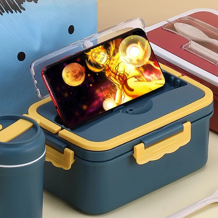 Leakproof Portable Lunch Box With Spoon & Fork