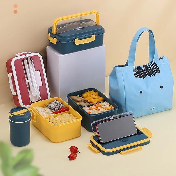 Leakproof Portable Lunch Box With Spoon & Fork