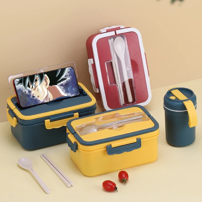 Leakproof Portable Lunch Box With Spoon & Fork