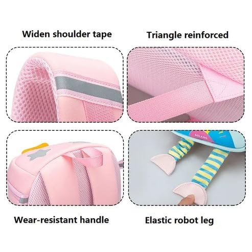 new Robot 3D Print School Bag and College Bag for Student, Multipurpose Bagpack, Orthopaedic Lightweight School Bag, Travel Bag, Picnic Bag.
