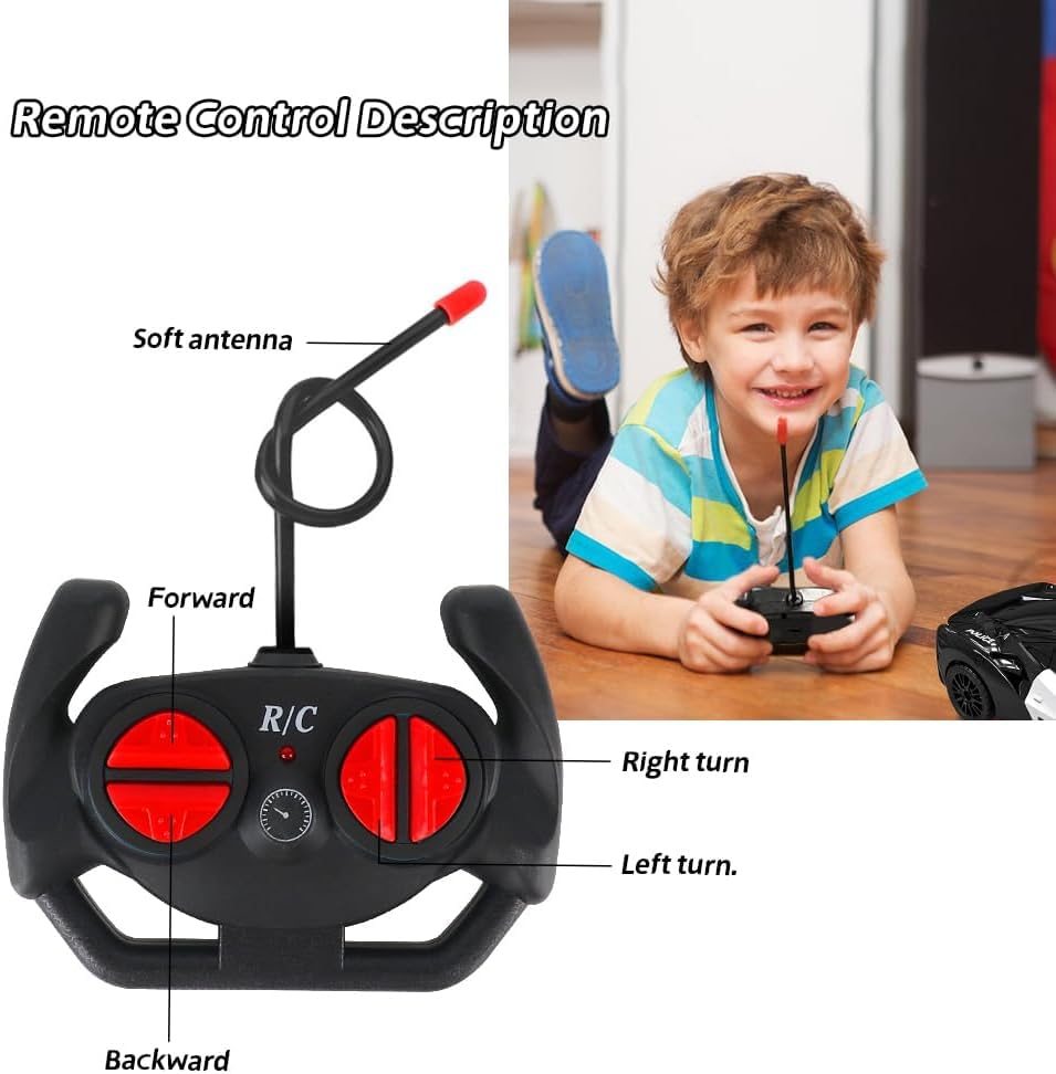 Rush RC Tesla Cybertruck for Kids – High Speed 1:14 Scale Car with Lights, 2.4GHz Remote & All-Terrain Tires