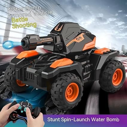 SF RC Military Tank with Water Bullet Shooting, 4WD, Rechargeable Battery