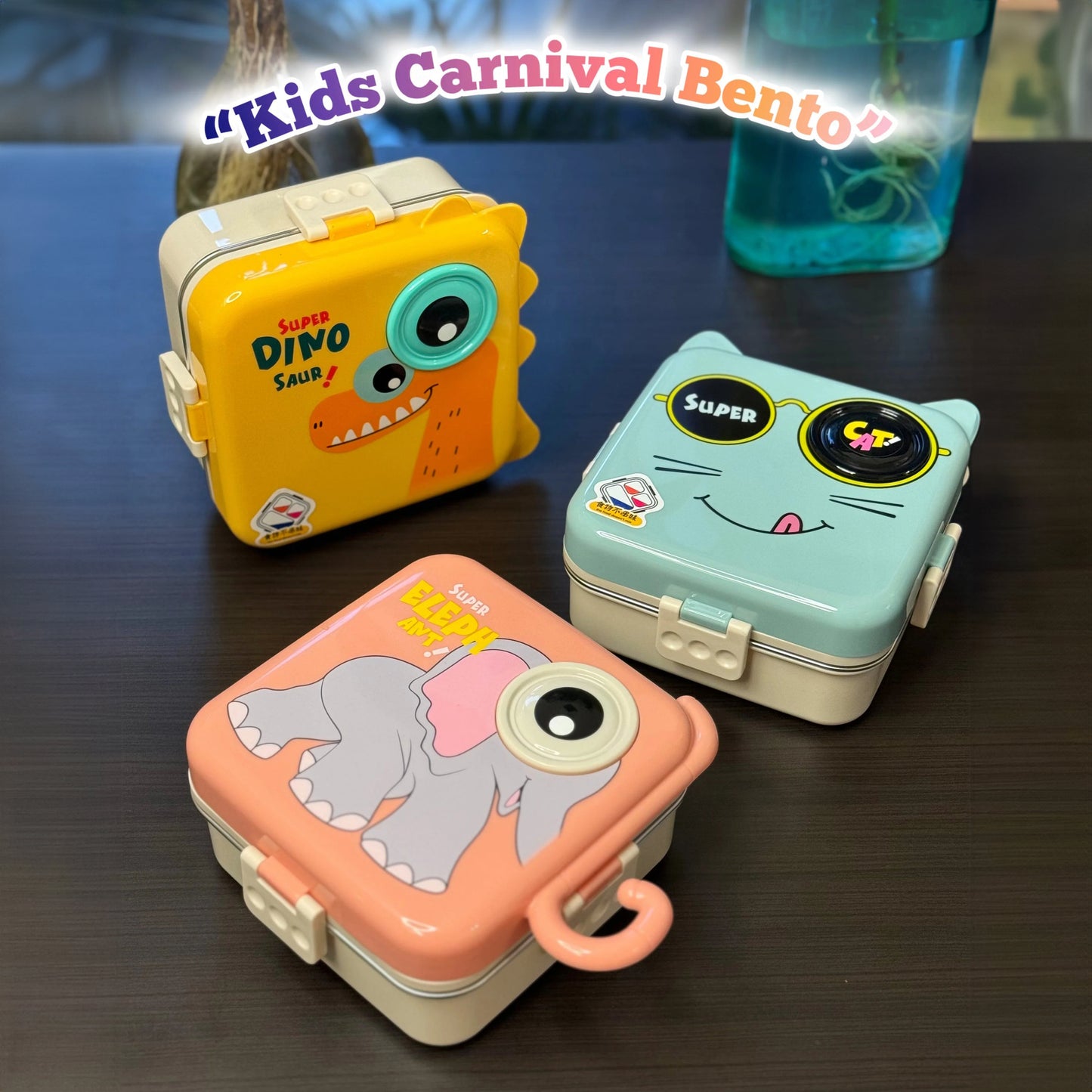 Carnival Stainless Steel Lunch Box