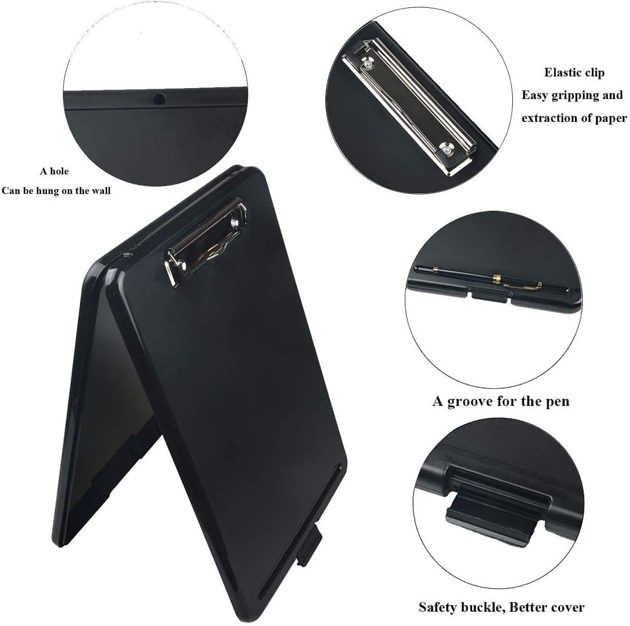 Plastic A4 Slim Clipboard Folder Conference Plastic Folder Clipboard Paper Holder