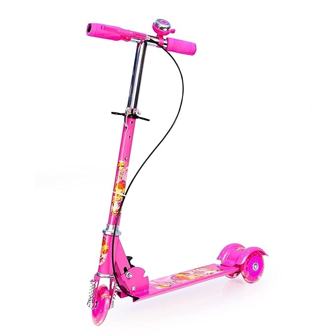 Kid Fordable 3 Wheeler Cycle Height Adjustable Scooter Runner Ride On