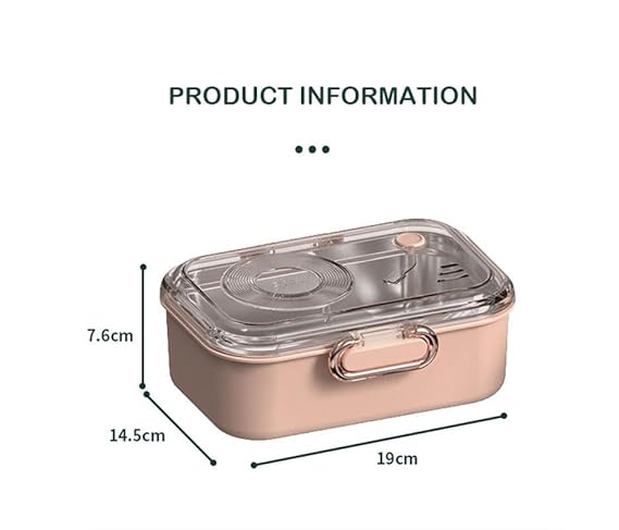 Lunch Box with Spoon, Fork & Chopsticks