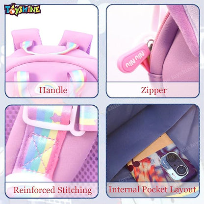 Cute Bow Rabbit Backpacks for Kids Girls Boys Cute Toddler Backpack Preschool Nursery Travel Bag