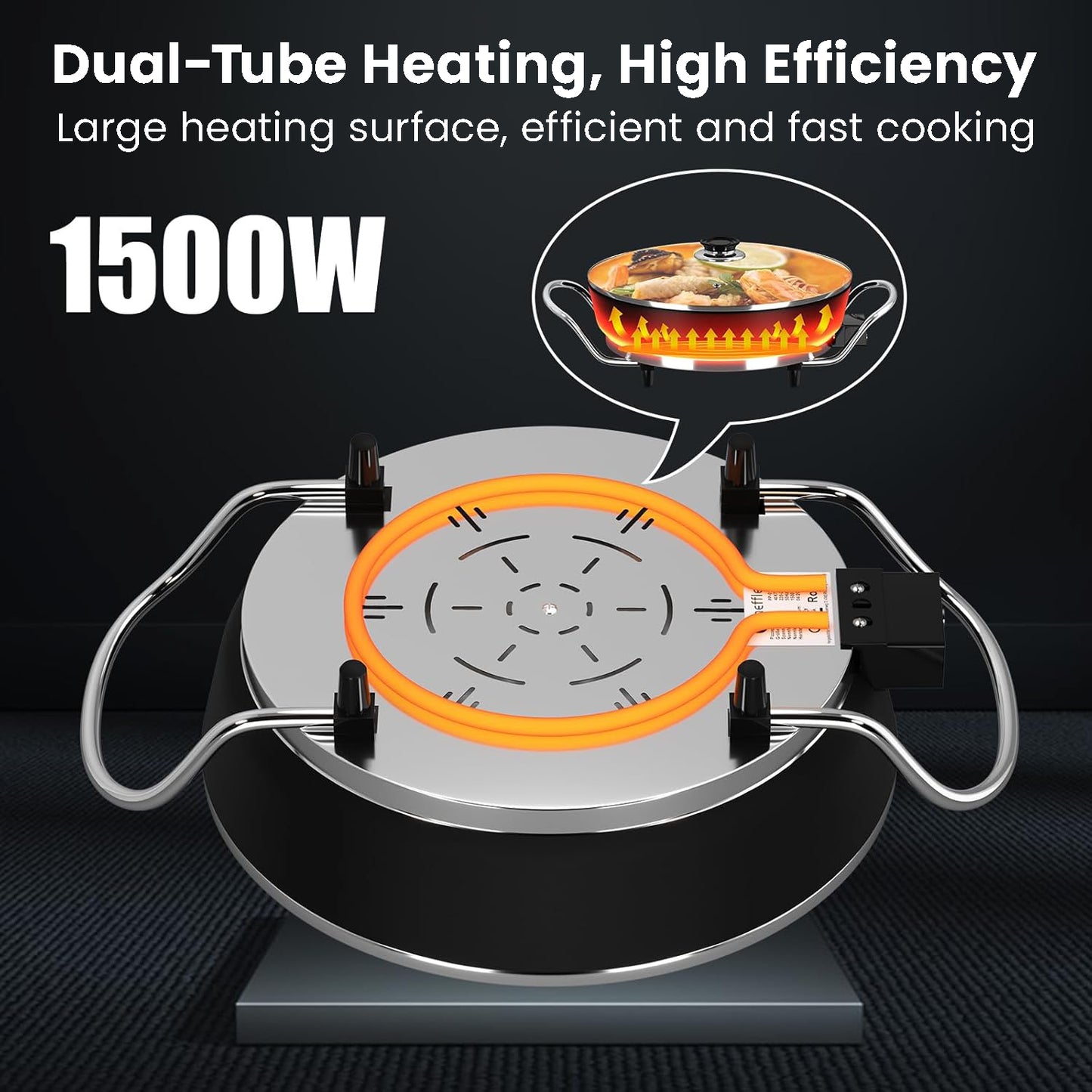 Non Stick Multifunctional Electric Pizza Pan