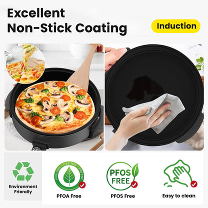 Non Stick Multifunctional Electric Pizza Pan