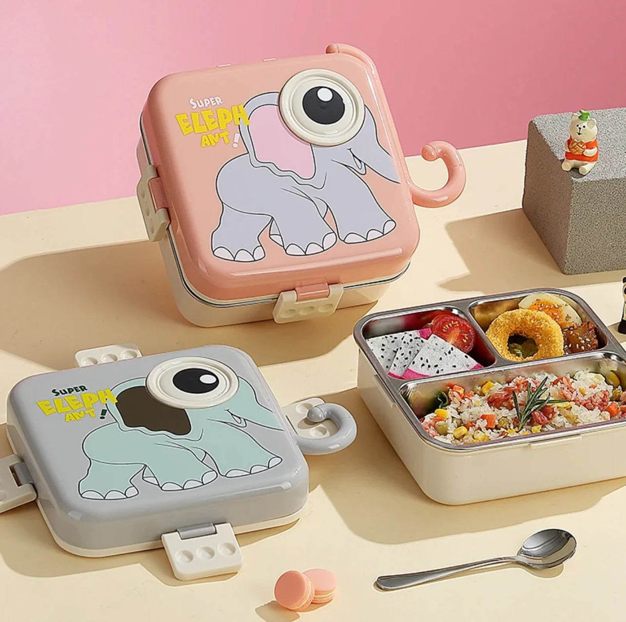 Carnival Stainless Steel Lunch Box