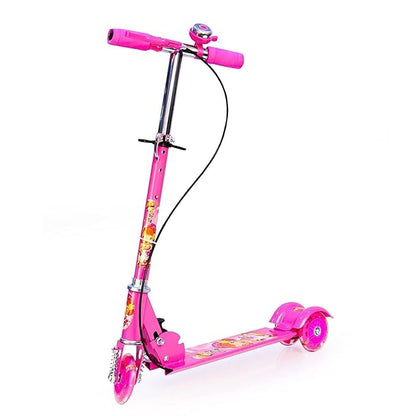 Kid Fordable 3 Wheeler Cycle Height Adjustable Scooter Runner Ride On